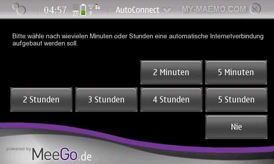 AutoConnect for Nokia N900 / Maemo 5