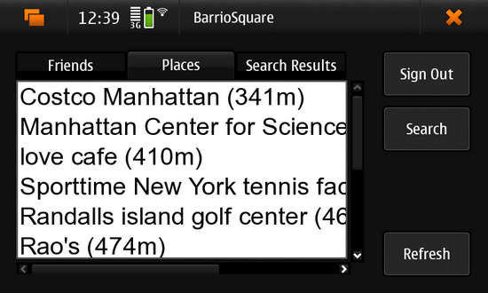 BarrioSquare for Nokia N900 / Maemo 5