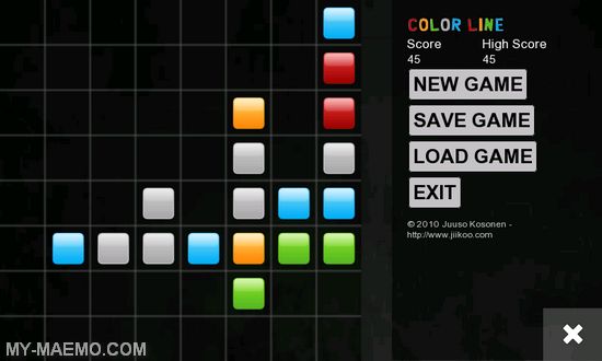 Color Line for Nokia N900 / Maemo 5