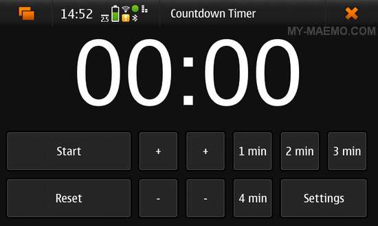Countdown Timer for Nokia N900 / Maemo 5