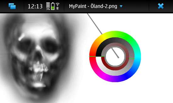 MyPaint for Nokia N900 / Maemo 5