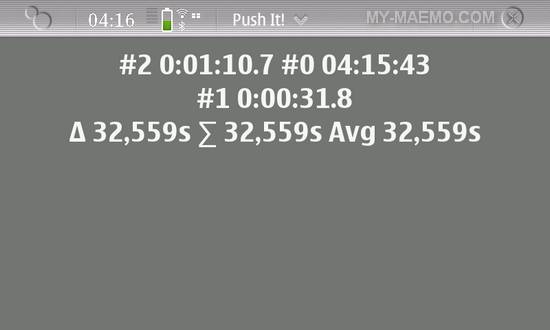 Push-It! for Nokia N900 / Maemo 5