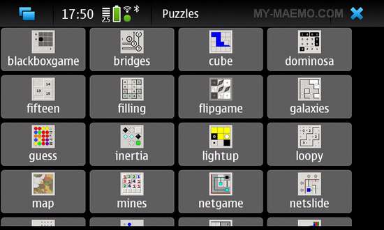 Puzzle Collection for Nokia N900 / Maemo 5