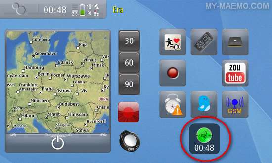 RaumZeitLabor Status Widget for Nokia N900 / Maemo 5