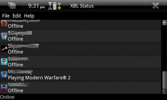 XBL Status for Nokia N900 / Maemo 5