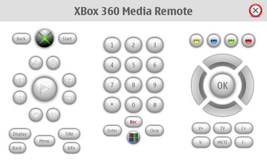 XBox360 Media Remote for Nokia N900 / Maemo 5